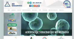 Desktop Screenshot of biodiagnostics.com.mx